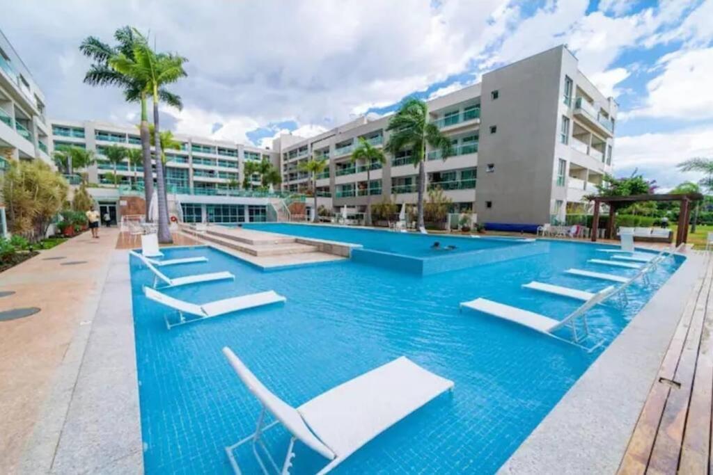Flat De Luxo Em Um Resort! Brasilia Esterno foto