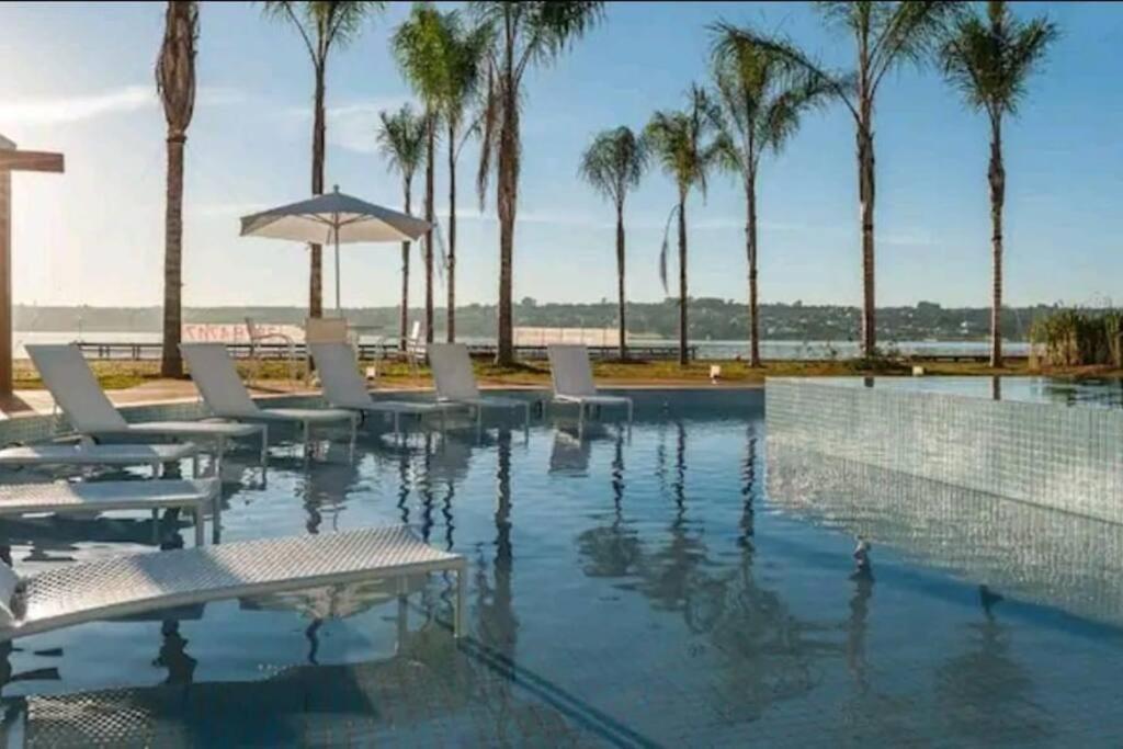 Flat De Luxo Em Um Resort! Brasilia Esterno foto